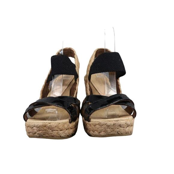 Sondra Roberts Shoes Women 39 Sandal Fashion Espadrille Wedge Platform Slingback - Picture 3 of 15